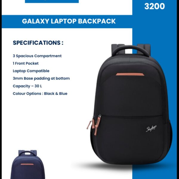 Skybags Galaxy Laptop Backpack Corporate Gift Bangalore with custom logo branding for employees and clients
