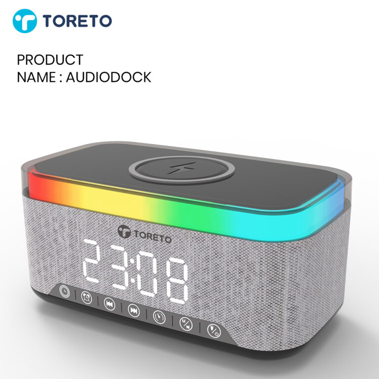 Toreto Audiodock Wireless Charging Bluetooth Speaker Corporate Gift Bangalore by GiftMyCorporate