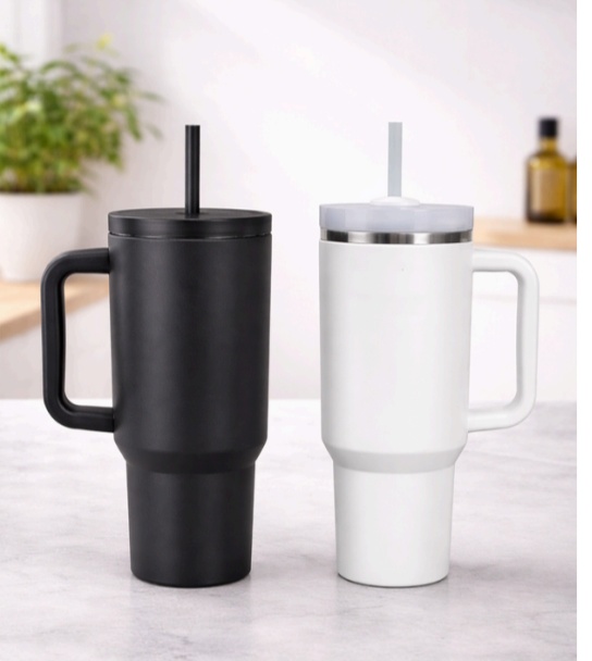 Premium stainless steel insulated tumbler with handle for corporate gifting Bangalore