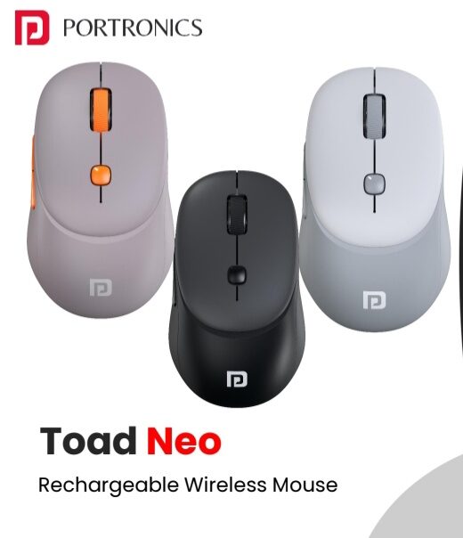 Portronics Toad Neo Rechargeable Wireless Mouse Customized Corporate Gift Bangalore by Gift My Corporate